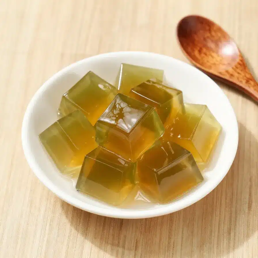 Eat Your Collagen! 5 A vibrant bowl of fresh fruits and vegetables alongside collagen supplements
