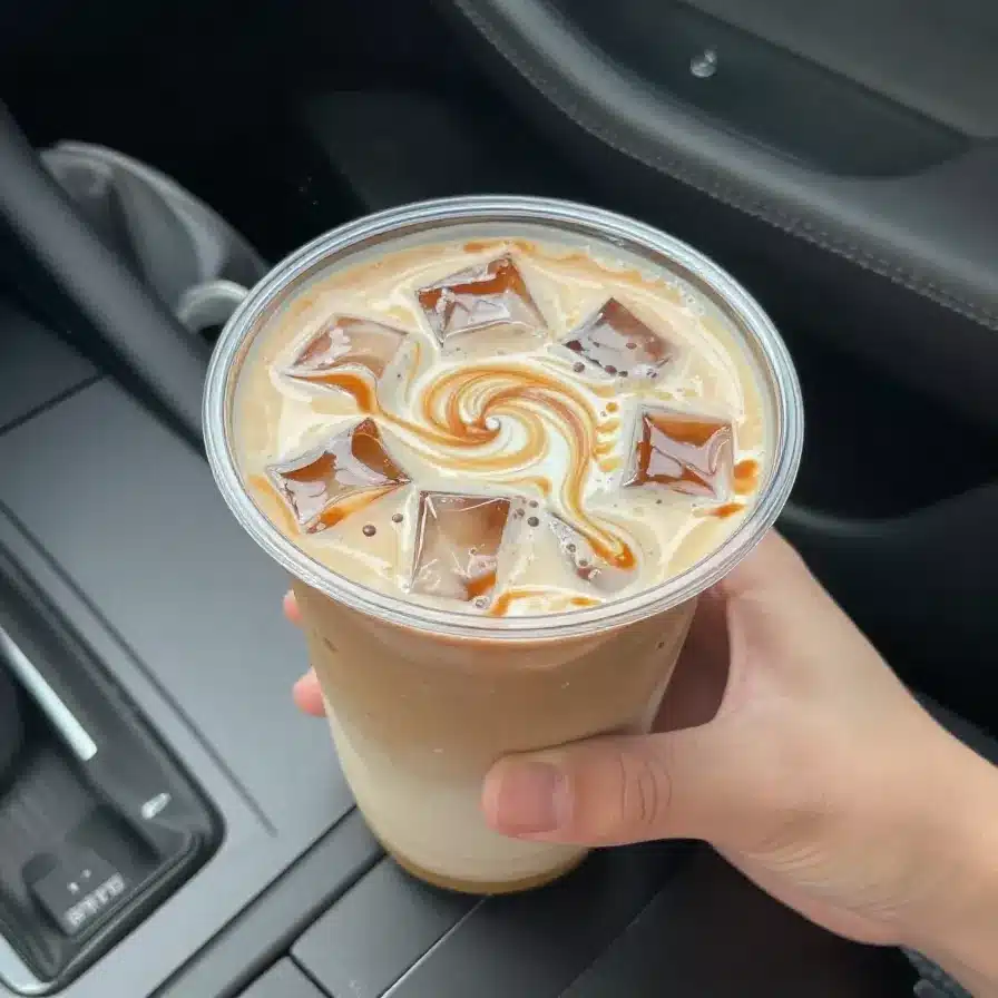 Caramel Pumpkin Chai Latte with Pumpkin Cold Foam 5 A delicious Caramel Pumpkin Chai Latte topped with creamy pumpkin cold foam