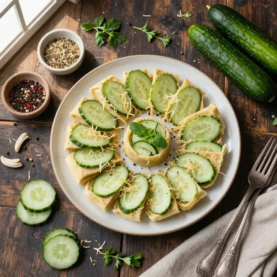 Home 93 Easy Make-Ahead Cucumber Dill Pinwheel Recipe