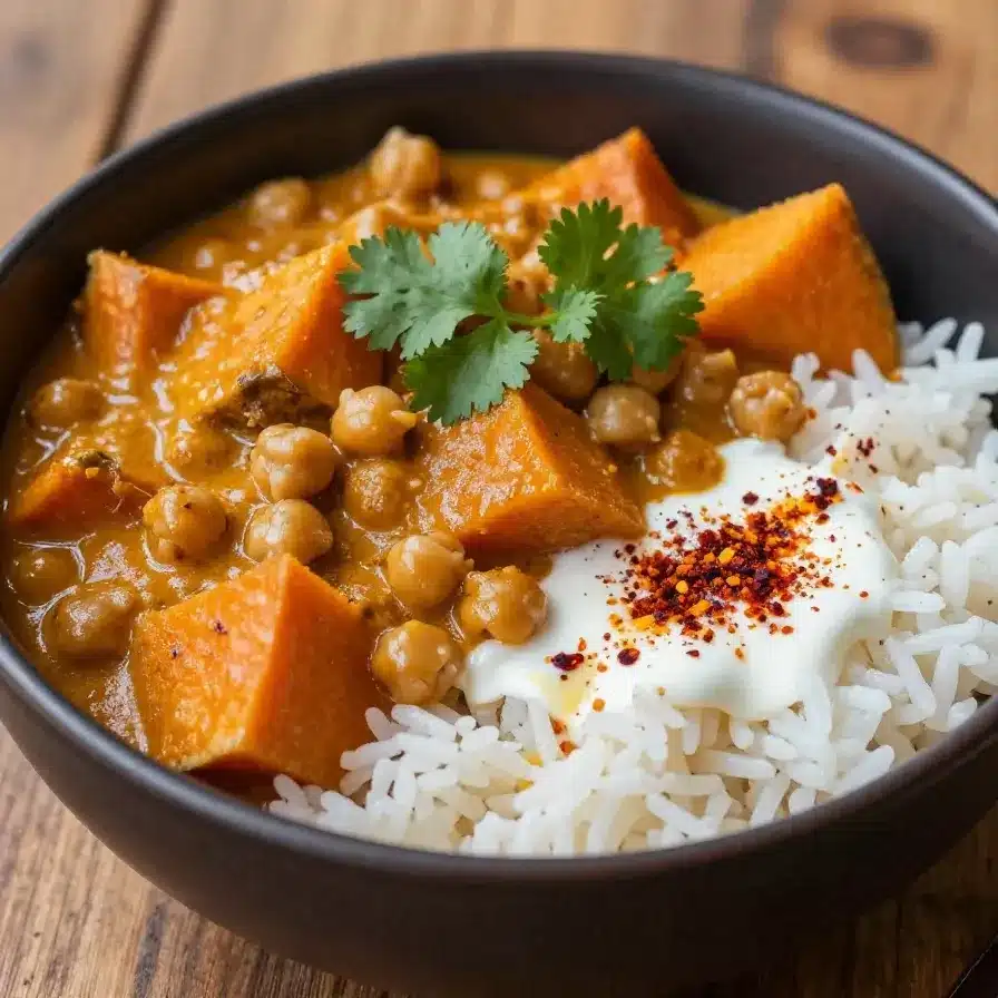 Sweet Potato and Chickpea Curry