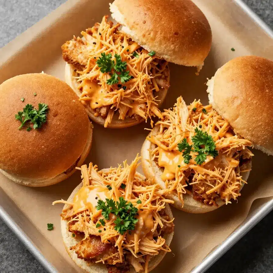 Home 107 Buffalo Chicken Sliders