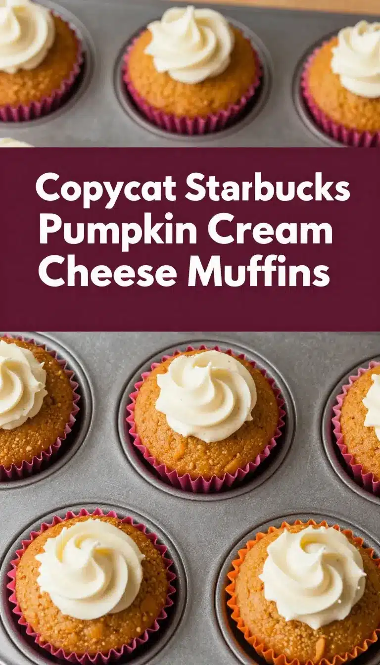 Copycat Starbucks Pumpkin Cream Cheese Muffins Recipe 9 Delicious homemade pumpkin cream cheese muffins inspired by Starbucks