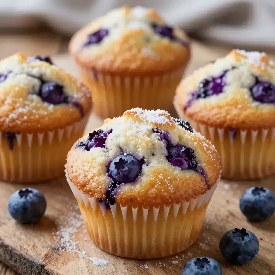 The Best Blueberry Muffins Ever