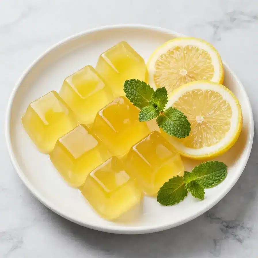 How to Make Healthy Gummy Sweets with Gelatin 5 A colorful assortment of homemade healthy gummy sweets made with gelatin