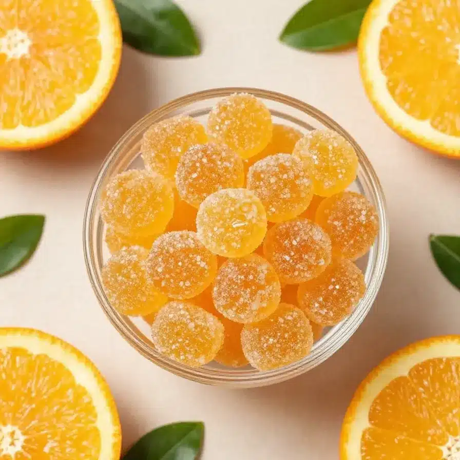 Home 97 Gomitas saludables de naranja | Receta fácil con jugo natural