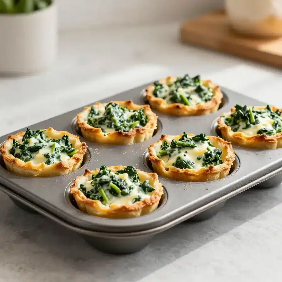Home 96 Spinach & Artichoke Wonton Cups