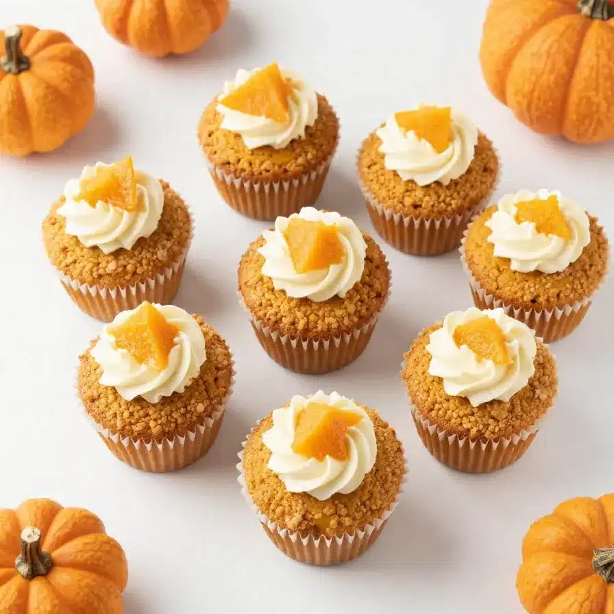 Low Carb Pumpkin Muffins With Cream Cheese Swirl 5 Low carb pumpkin muffins with a cream cheese swirl baked in a muffin tin