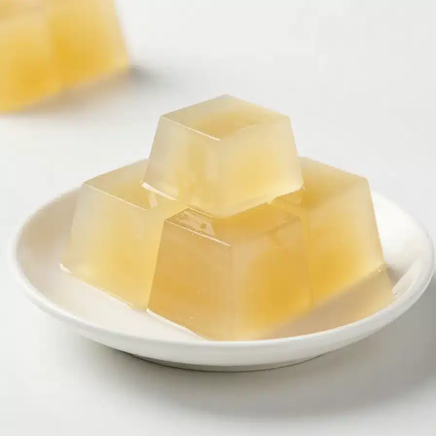 Pink Gelatin Cubes for Losing Weight
