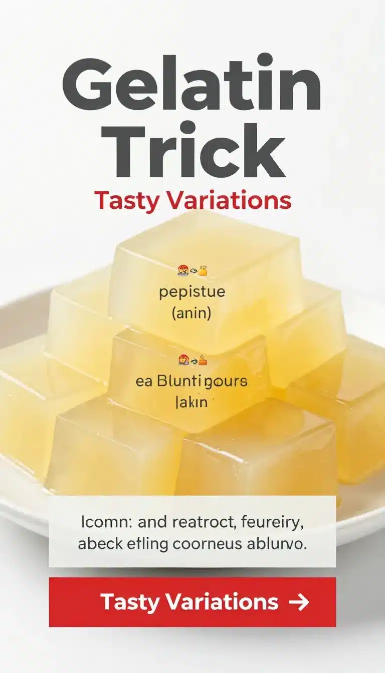 Pink gelatin cubes arranged on a white plate, suggesting a light dessert for a weight loss blog post.