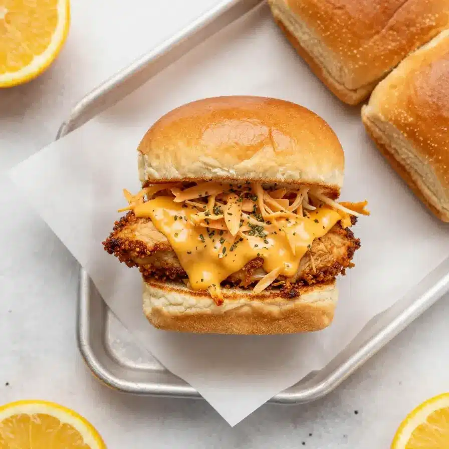 Buffalo Chicken Sliders