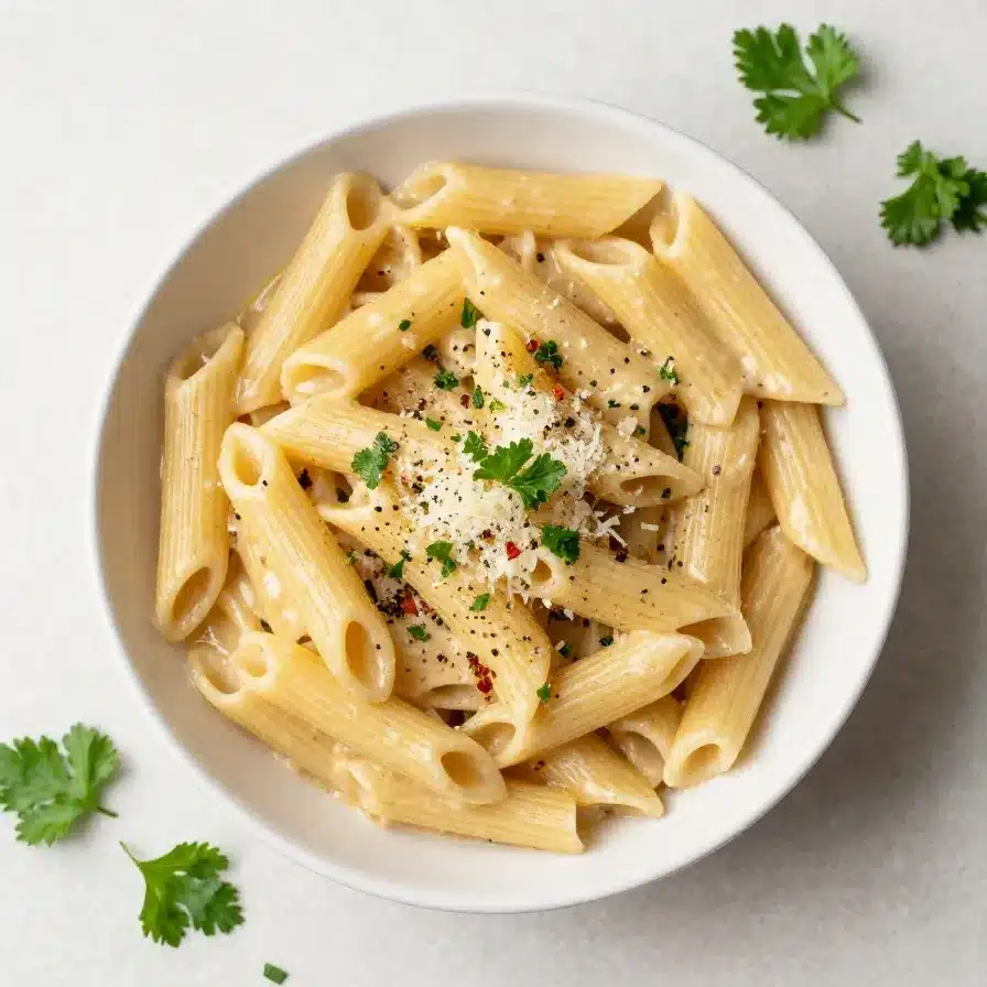 One Pot Creamy Garlic Pasta