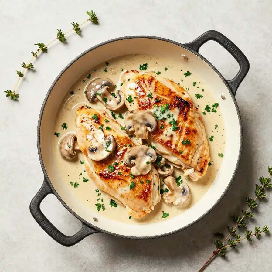 Creamy Mushroom Chicken Recipe