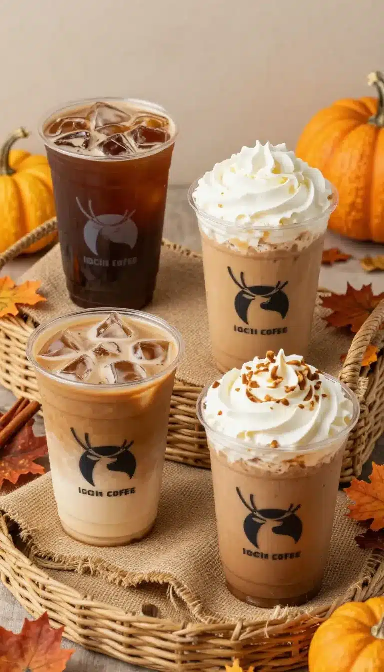 Pumpkin Spice Latte of Starbucks 9 A Starbucks Pumpkin Spice Latte in a white cup topped with whipped cream and pumpkin spice seasoning.