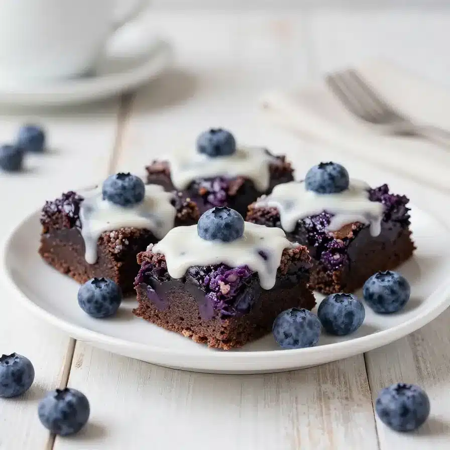 Home 94 Fresh Blueberry Brownies