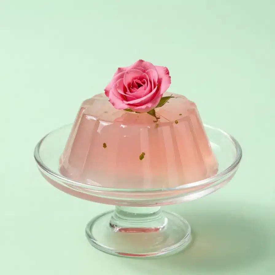 Rose Jello Cake