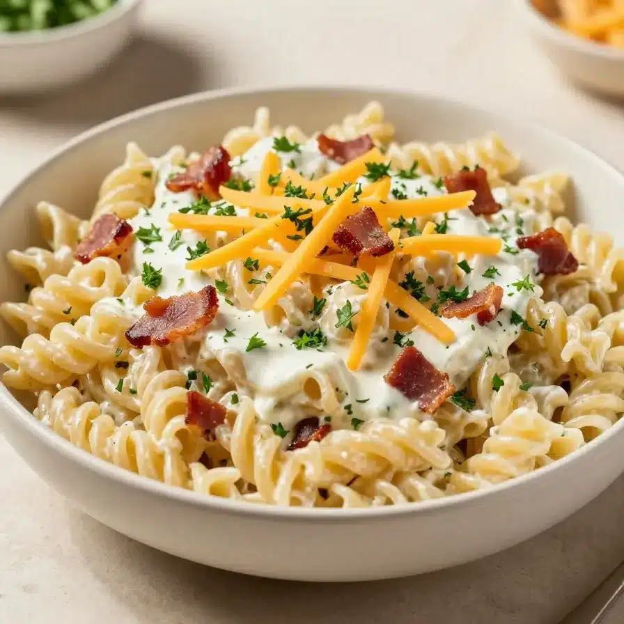 Bacon Ranch Pasta Salad