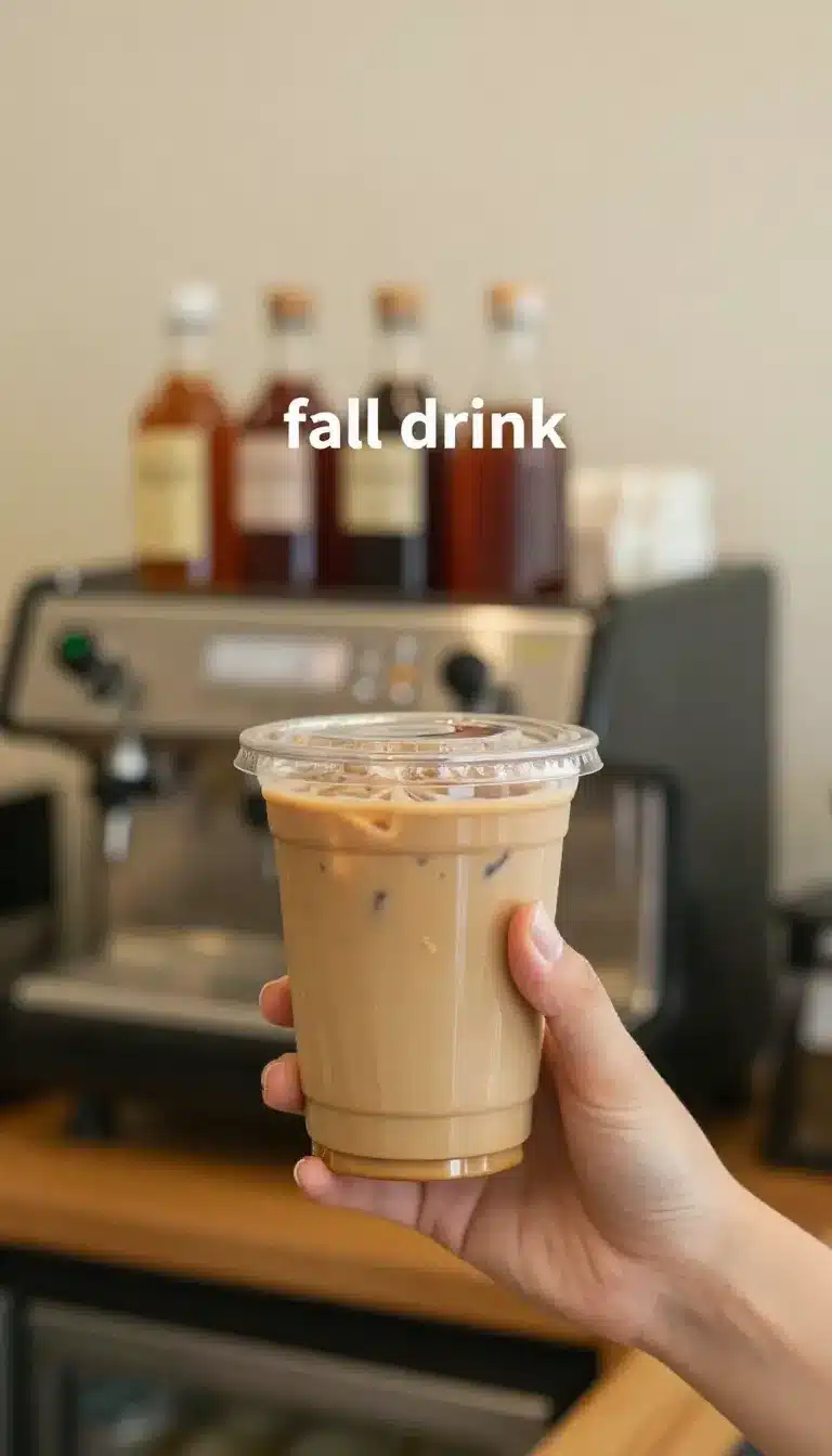 Starbucks-inspired iced chocolate drink topped with cold foam in a clear cup