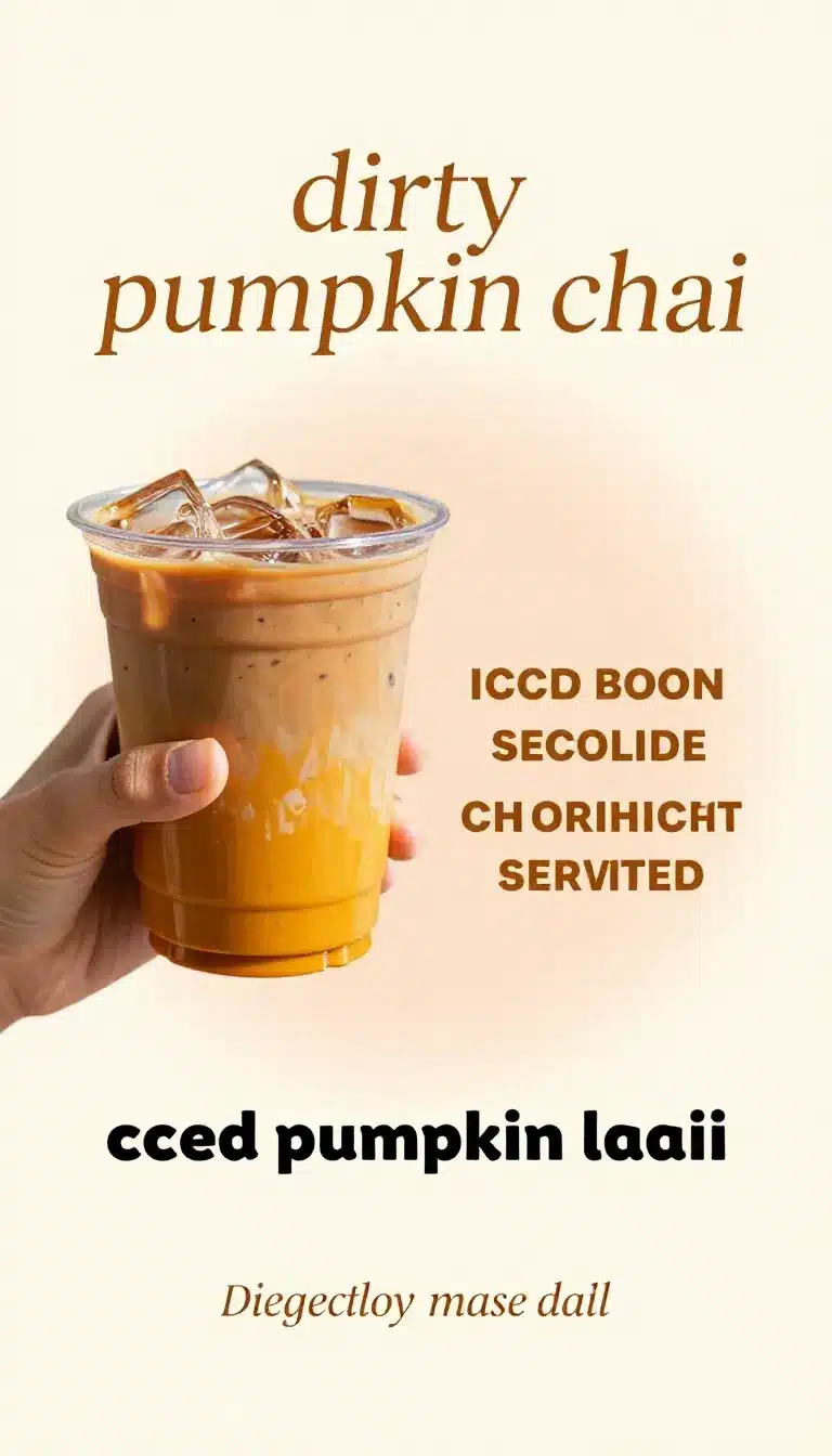 Pumpkin Chai Recipe Starbucks 8 A creamy pumpkin chai latte in a clear mug topped with whipped cream and cinnamon on a cozy autumn table.