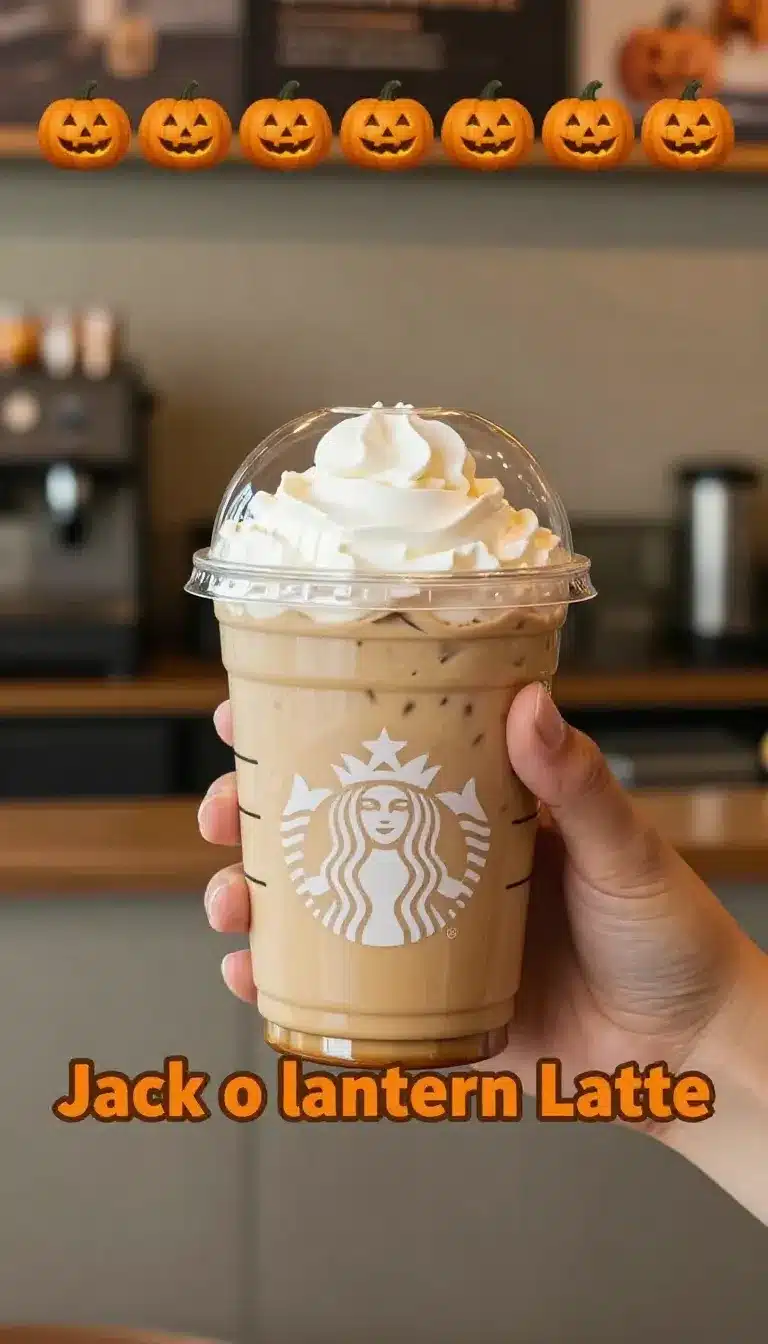 A homemade pumpkin spice Starbucks-style latte topped with whipped cream and cinnamon in a clear glass mug on a cozy autumn table.