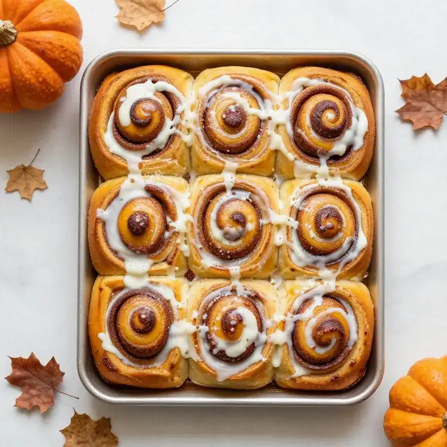 Home 96 The Best Pumpkin Spice Cinnamon Rolls with Cream Cheese Icing