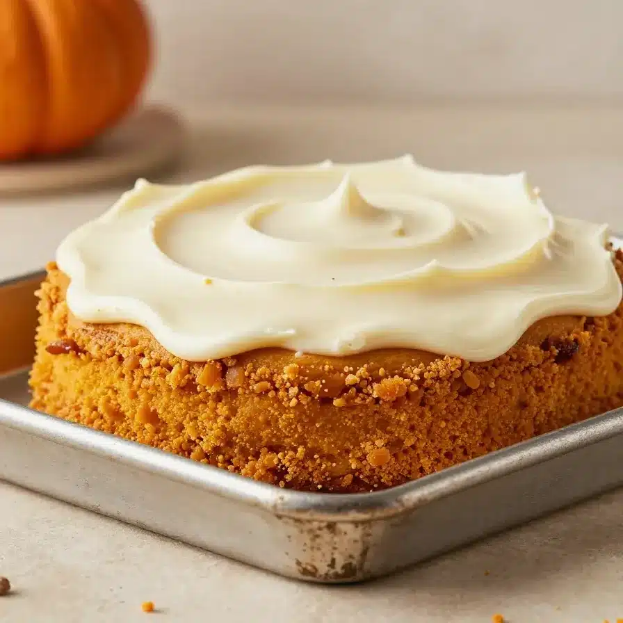 Pumpkin Sheet Cake Recipe