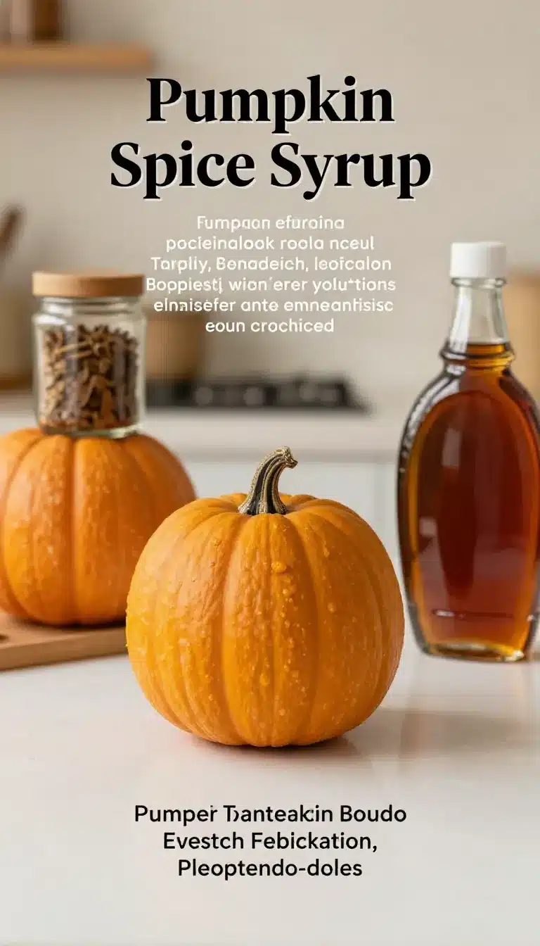 Pumpkin Spice Syrup Recipe With Condensed Milk 8 Homemade pumpkin spice syrup in a glass jar with condensed milk, cinnamon sticks, and pumpkin puree on a kitchen counter