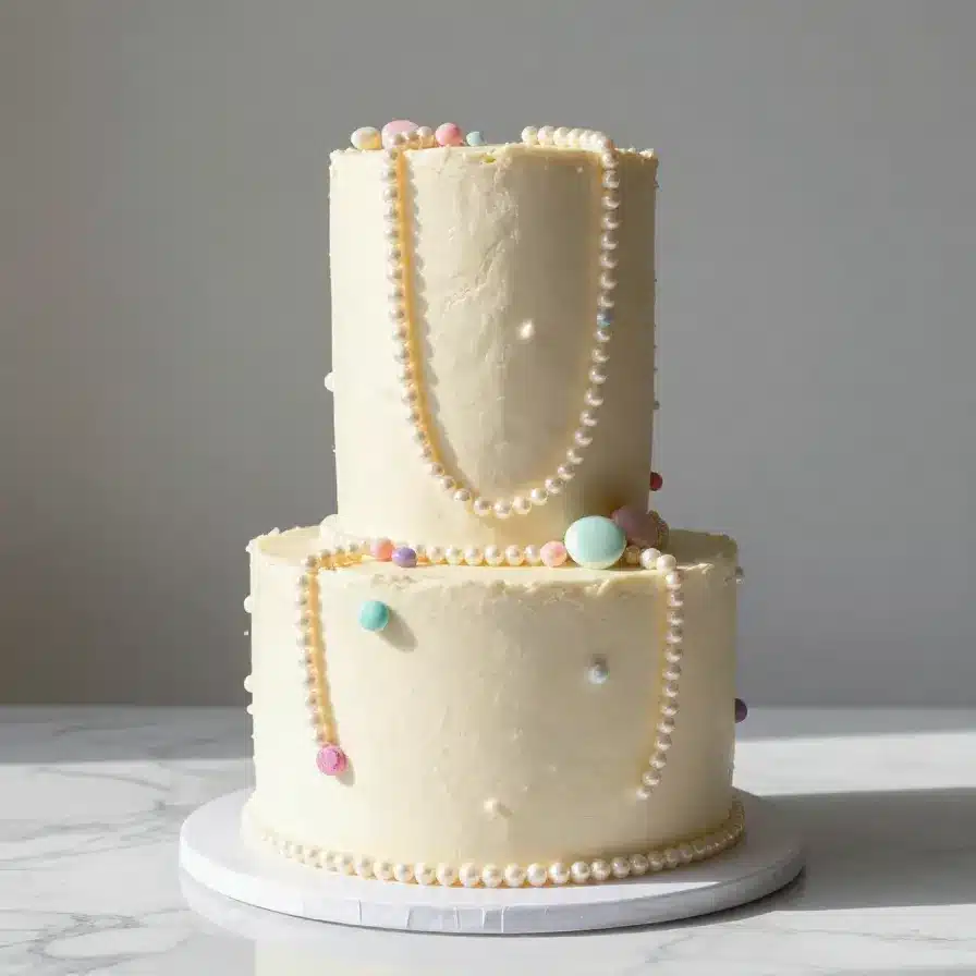 Home 98 Cake with Gems and Pearls
