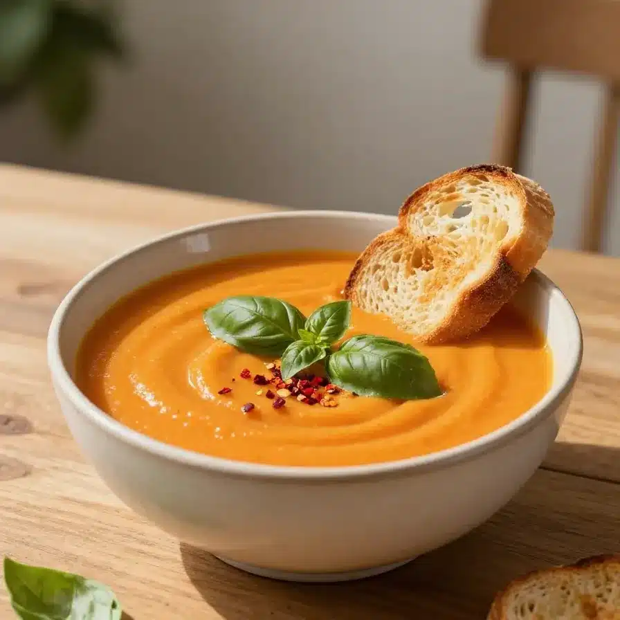 Middle-of-Winter Tomato Soup (with Canned Tomatoes)