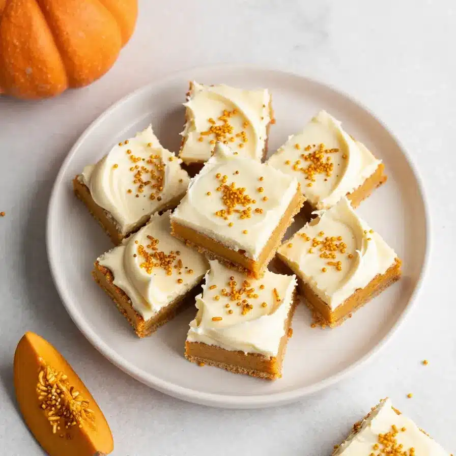 Home 98 Pumpkin Bars with Cream Cheese Frosting