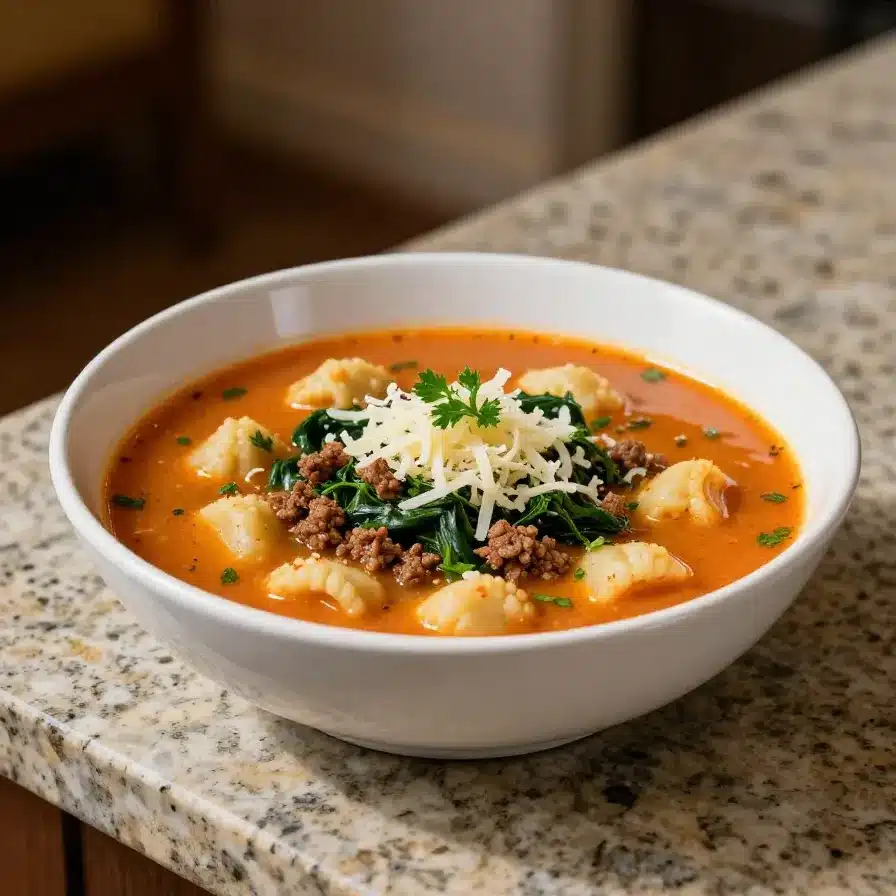 Home 112 Italian Sausage Gnocchi Soup