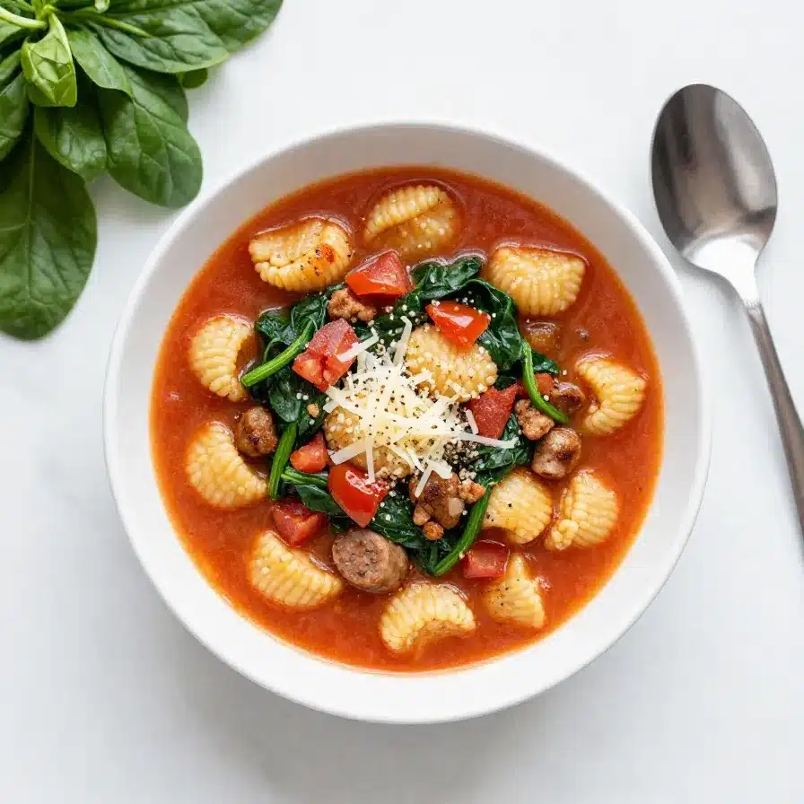 Sausage and Gnocchi Soup